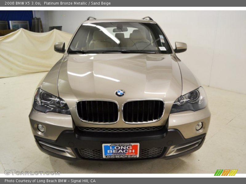 Platinum Bronze Metallic / Sand Beige 2008 BMW X5 3.0si