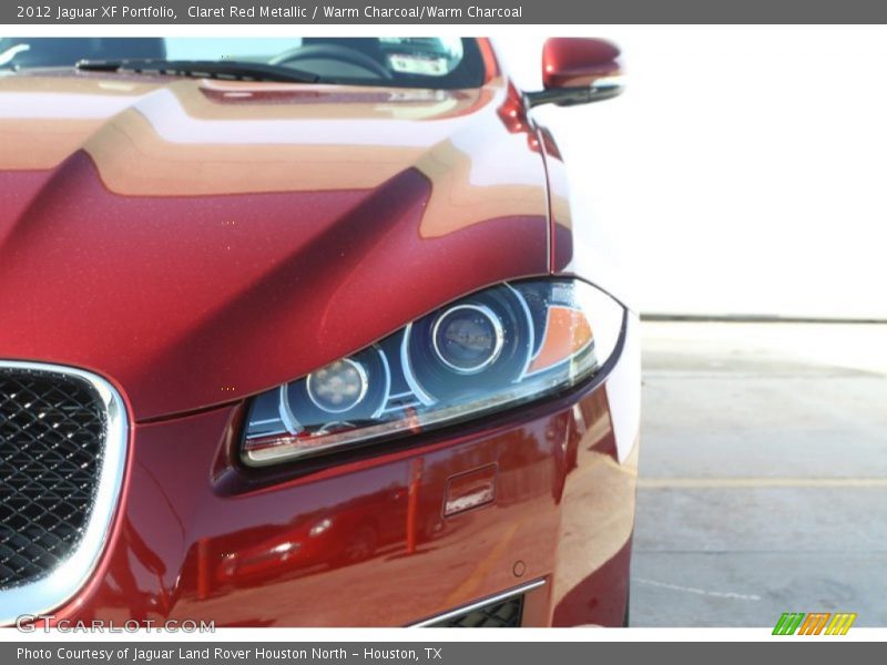 Claret Red Metallic / Warm Charcoal/Warm Charcoal 2012 Jaguar XF Portfolio
