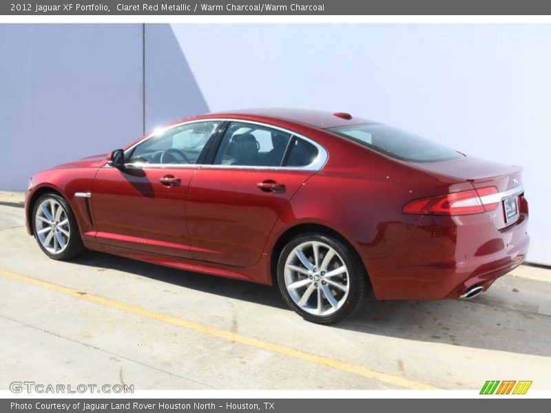 Claret Red Metallic / Warm Charcoal/Warm Charcoal 2012 Jaguar XF Portfolio
