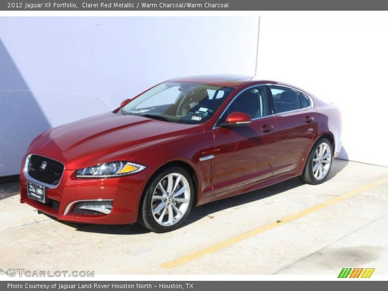Claret Red Metallic / Warm Charcoal/Warm Charcoal 2012 Jaguar XF Portfolio