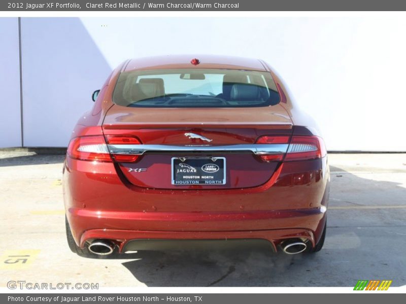 Claret Red Metallic / Warm Charcoal/Warm Charcoal 2012 Jaguar XF Portfolio
