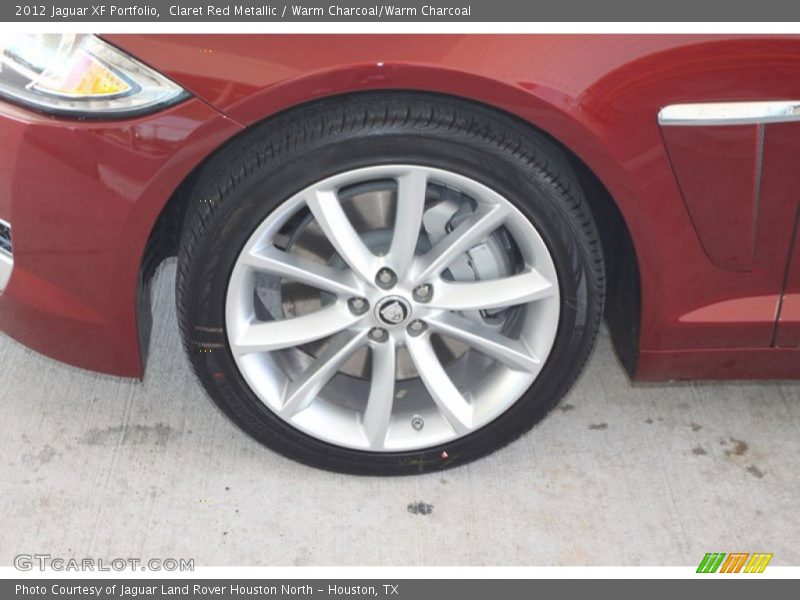 Claret Red Metallic / Warm Charcoal/Warm Charcoal 2012 Jaguar XF Portfolio
