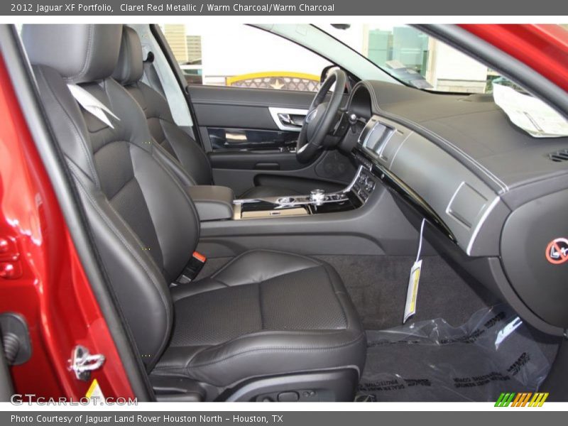 Claret Red Metallic / Warm Charcoal/Warm Charcoal 2012 Jaguar XF Portfolio