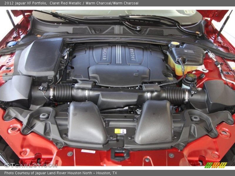 Claret Red Metallic / Warm Charcoal/Warm Charcoal 2012 Jaguar XF Portfolio
