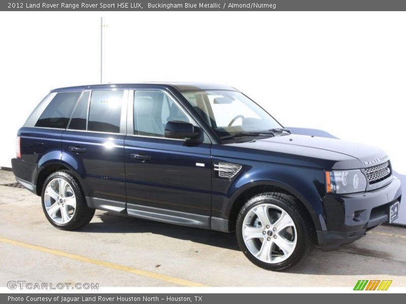 Buckingham Blue Metallic / Almond/Nutmeg 2012 Land Rover Range Rover Sport HSE LUX