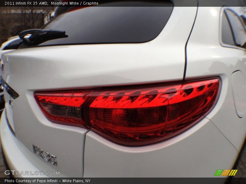 Moonlight White / Graphite 2011 Infiniti FX 35 AWD