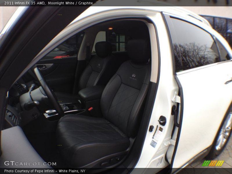Moonlight White / Graphite 2011 Infiniti FX 35 AWD
