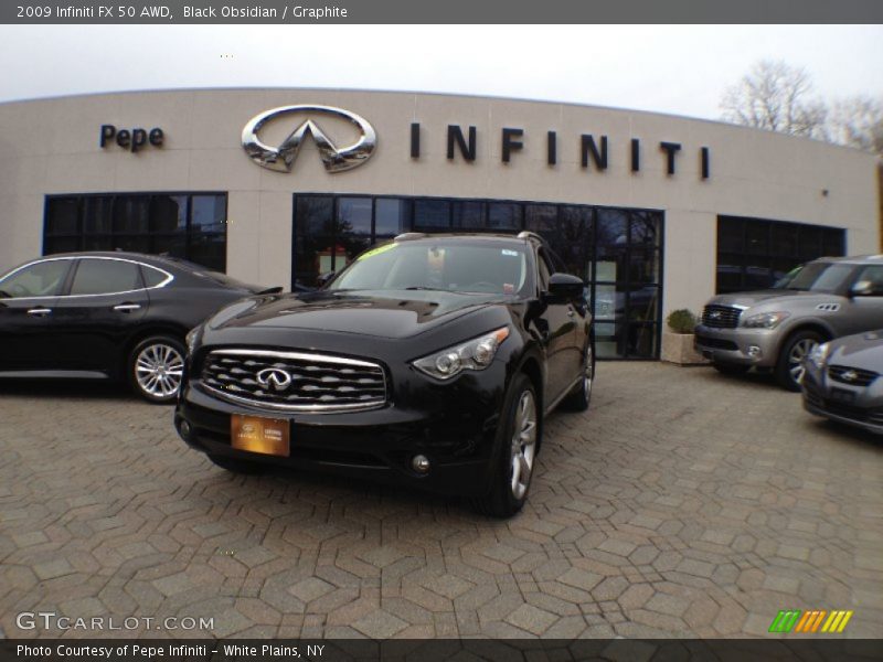 Black Obsidian / Graphite 2009 Infiniti FX 50 AWD