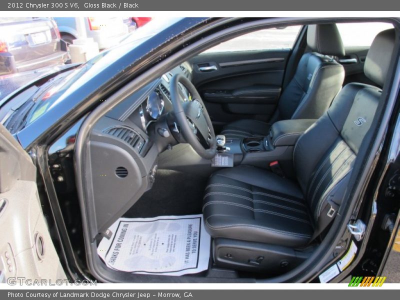  2012 300 S V6 Black Interior