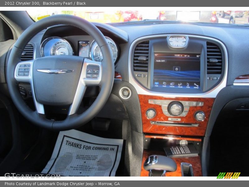 Blackberry Pearl / Black 2012 Chrysler 300