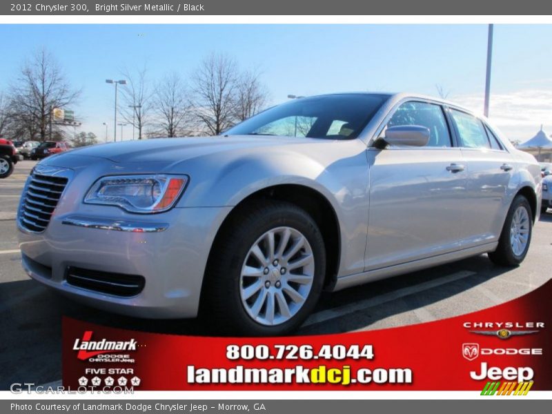 Bright Silver Metallic / Black 2012 Chrysler 300