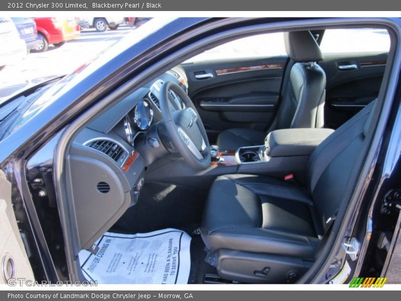 Blackberry Pearl / Black 2012 Chrysler 300 Limited