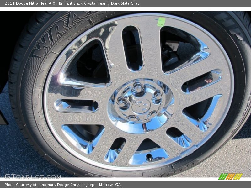 Brilliant Black Crystal Pearl / Dark Slate Gray 2011 Dodge Nitro Heat 4.0