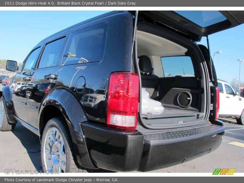 Brilliant Black Crystal Pearl / Dark Slate Gray 2011 Dodge Nitro Heat 4.0