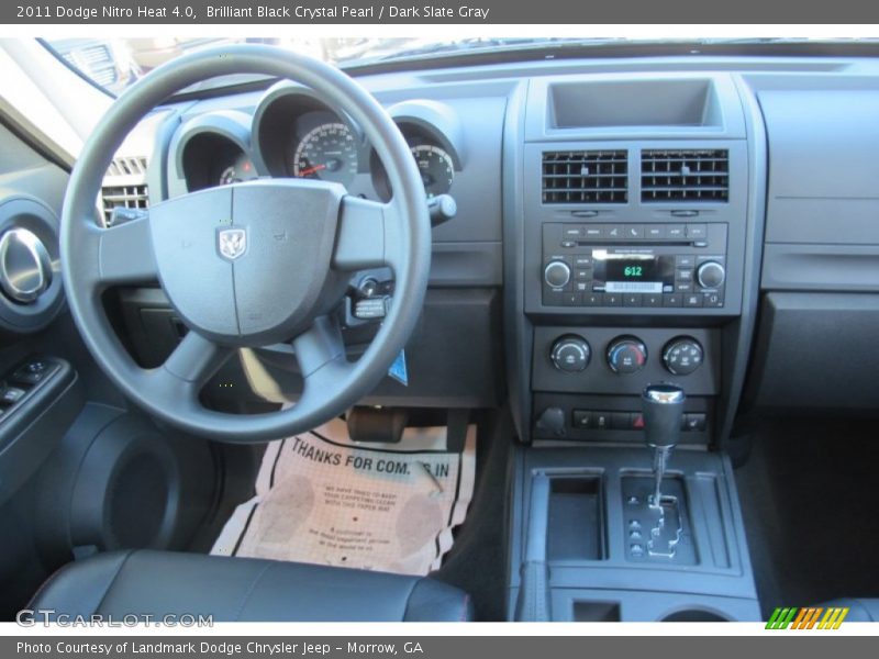 Brilliant Black Crystal Pearl / Dark Slate Gray 2011 Dodge Nitro Heat 4.0