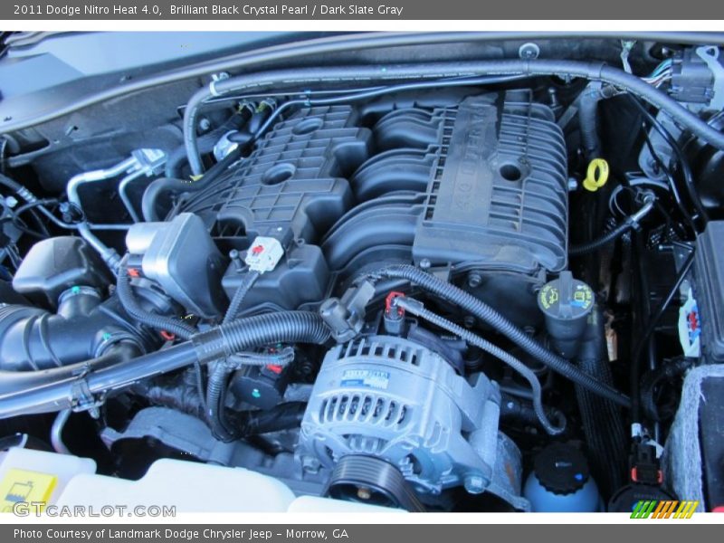 Brilliant Black Crystal Pearl / Dark Slate Gray 2011 Dodge Nitro Heat 4.0