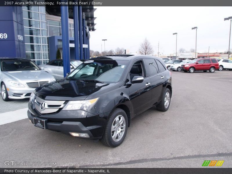 Formal Black Pearl / Ebony 2007 Acura MDX Technology