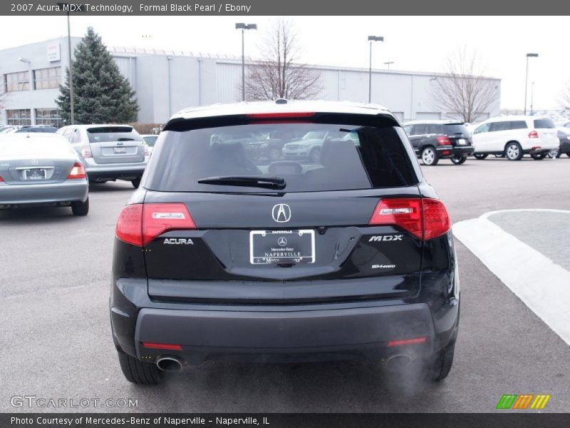 Formal Black Pearl / Ebony 2007 Acura MDX Technology