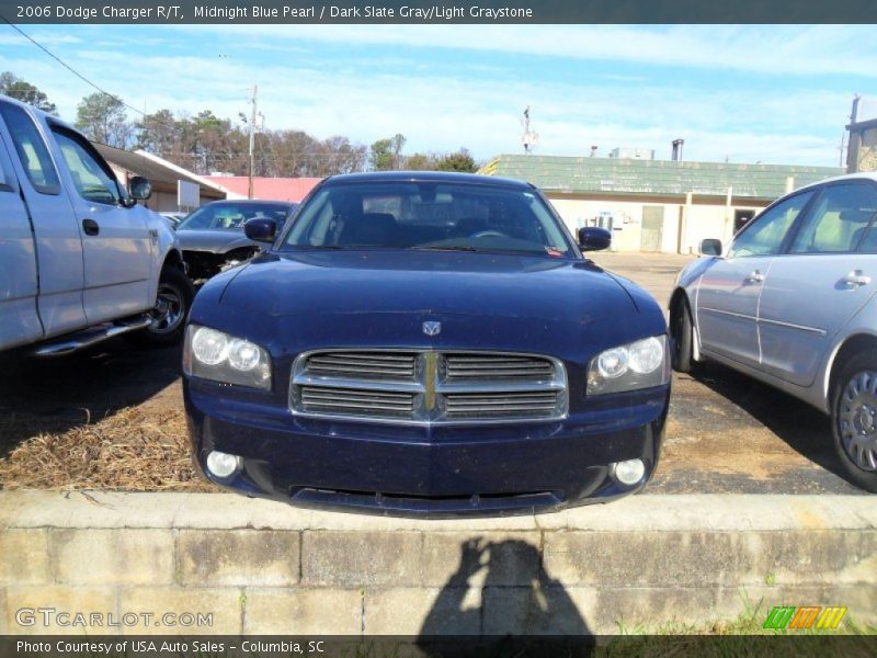 Midnight Blue Pearl / Dark Slate Gray/Light Graystone 2006 Dodge Charger R/T