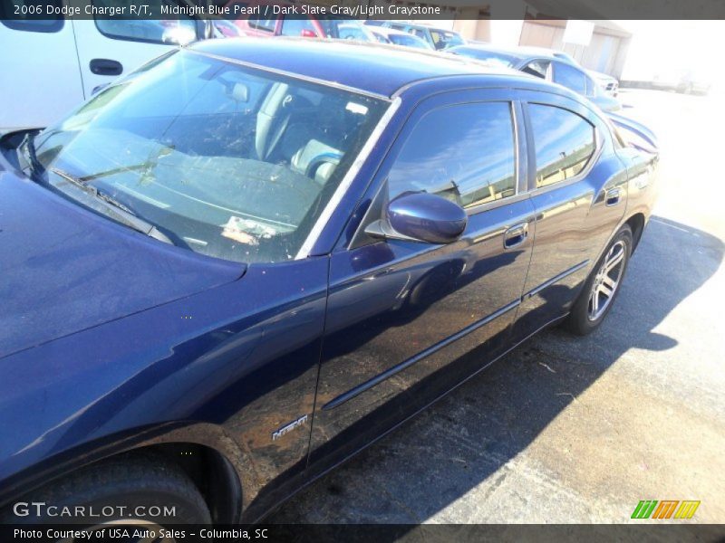 Midnight Blue Pearl / Dark Slate Gray/Light Graystone 2006 Dodge Charger R/T