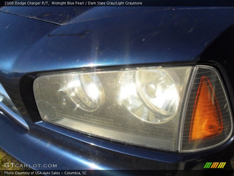 Midnight Blue Pearl / Dark Slate Gray/Light Graystone 2006 Dodge Charger R/T