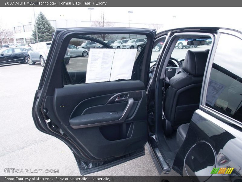 Formal Black Pearl / Ebony 2007 Acura MDX Technology