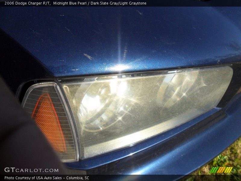 Midnight Blue Pearl / Dark Slate Gray/Light Graystone 2006 Dodge Charger R/T