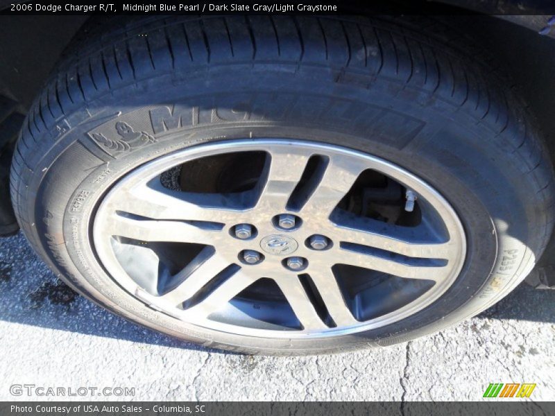 Midnight Blue Pearl / Dark Slate Gray/Light Graystone 2006 Dodge Charger R/T
