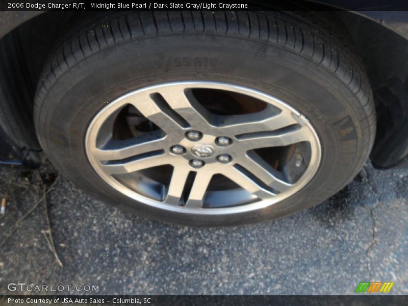 Midnight Blue Pearl / Dark Slate Gray/Light Graystone 2006 Dodge Charger R/T