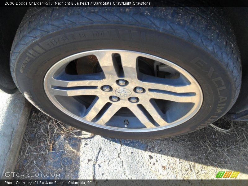 Midnight Blue Pearl / Dark Slate Gray/Light Graystone 2006 Dodge Charger R/T