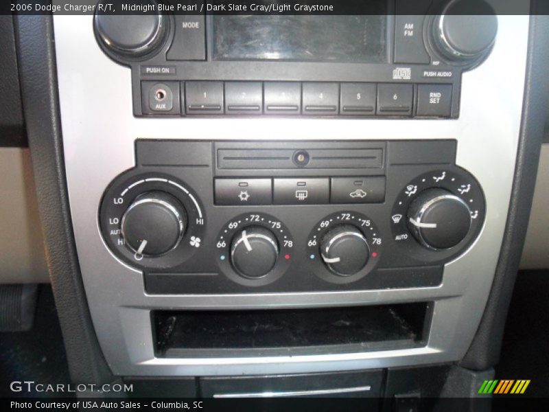Midnight Blue Pearl / Dark Slate Gray/Light Graystone 2006 Dodge Charger R/T