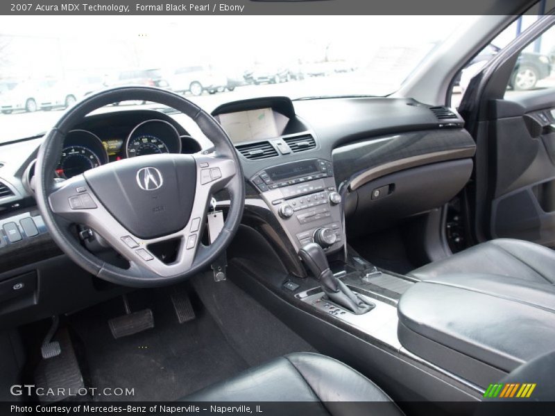 Formal Black Pearl / Ebony 2007 Acura MDX Technology