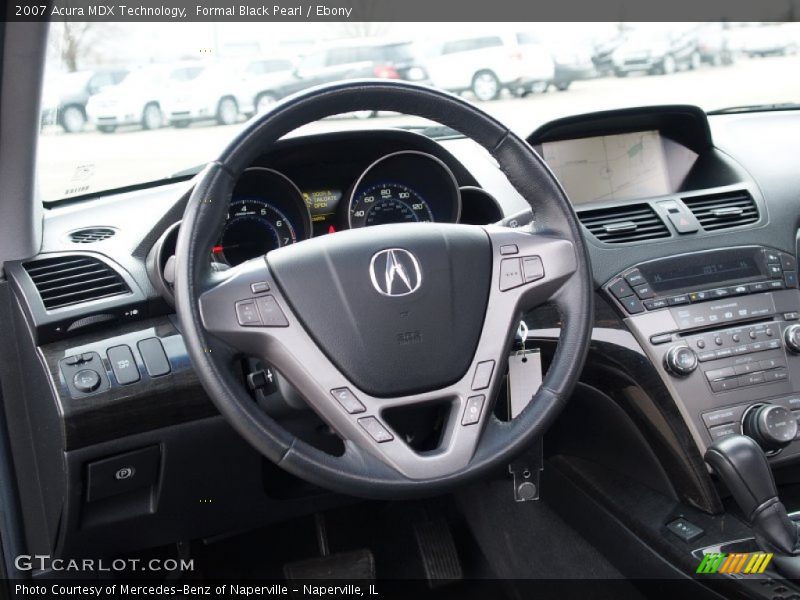 Formal Black Pearl / Ebony 2007 Acura MDX Technology