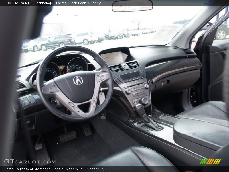 Formal Black Pearl / Ebony 2007 Acura MDX Technology