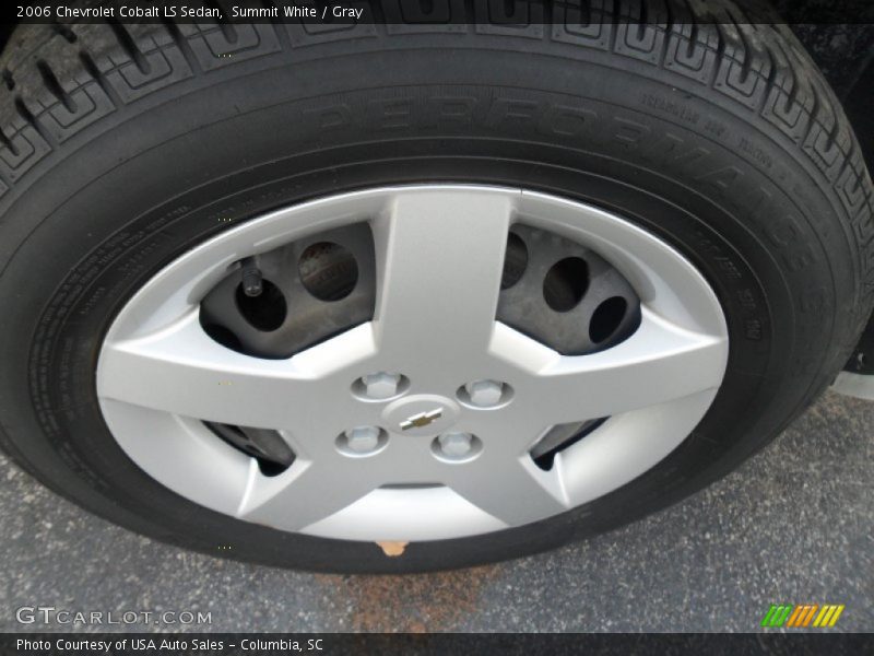 Summit White / Gray 2006 Chevrolet Cobalt LS Sedan