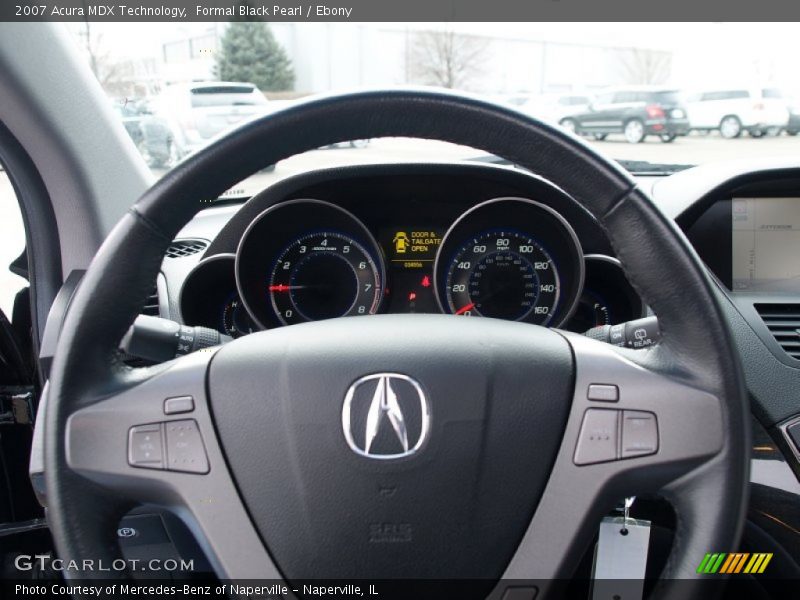 Formal Black Pearl / Ebony 2007 Acura MDX Technology