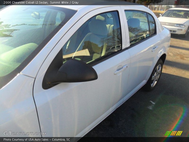 Summit White / Gray 2006 Chevrolet Cobalt LS Sedan