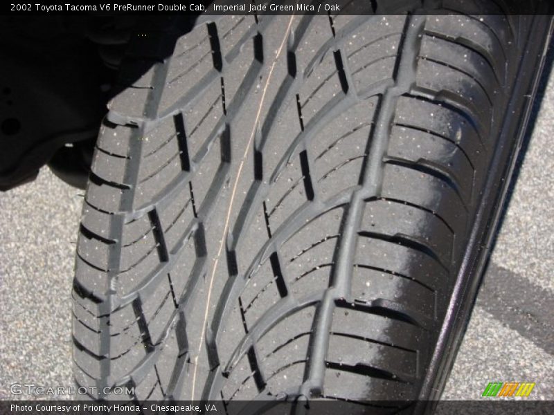 Imperial Jade Green Mica / Oak 2002 Toyota Tacoma V6 PreRunner Double Cab