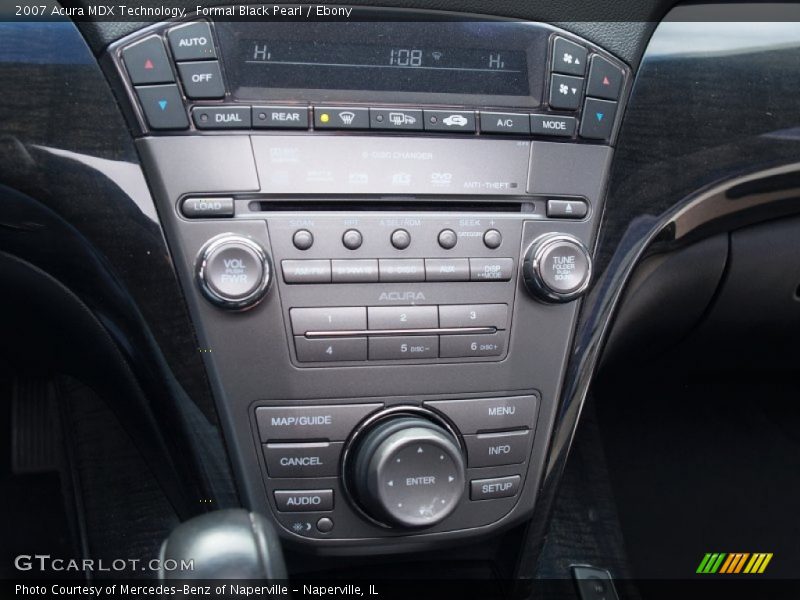 Formal Black Pearl / Ebony 2007 Acura MDX Technology