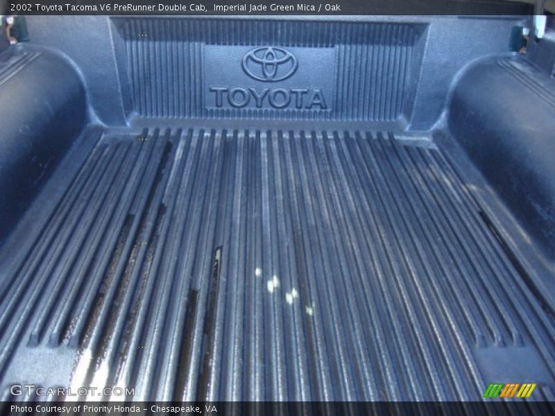 Imperial Jade Green Mica / Oak 2002 Toyota Tacoma V6 PreRunner Double Cab