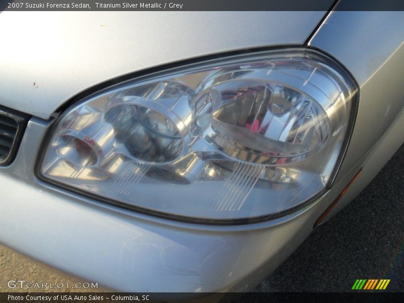 Titanium Silver Metallic / Grey 2007 Suzuki Forenza Sedan