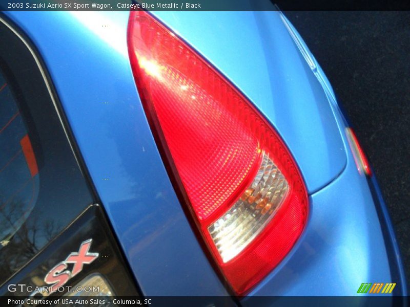 Catseye Blue Metallic / Black 2003 Suzuki Aerio SX Sport Wagon