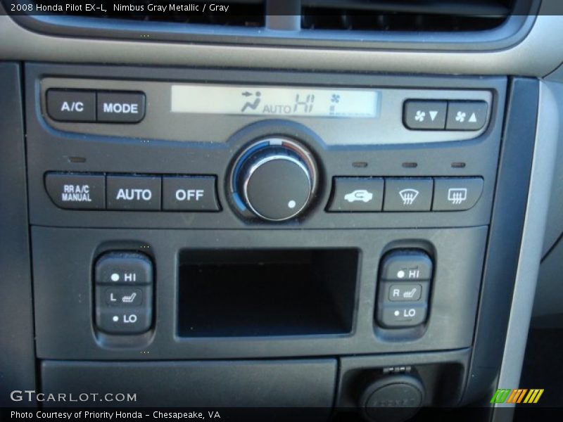 Nimbus Gray Metallic / Gray 2008 Honda Pilot EX-L