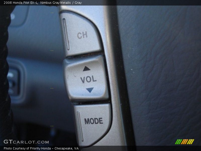 Nimbus Gray Metallic / Gray 2008 Honda Pilot EX-L