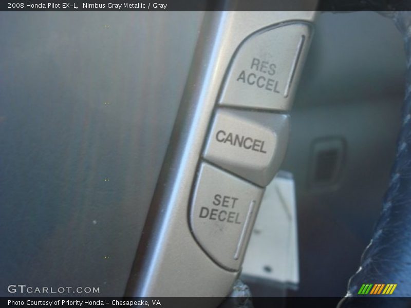 Nimbus Gray Metallic / Gray 2008 Honda Pilot EX-L
