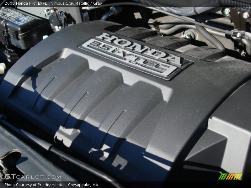 Nimbus Gray Metallic / Gray 2008 Honda Pilot EX-L