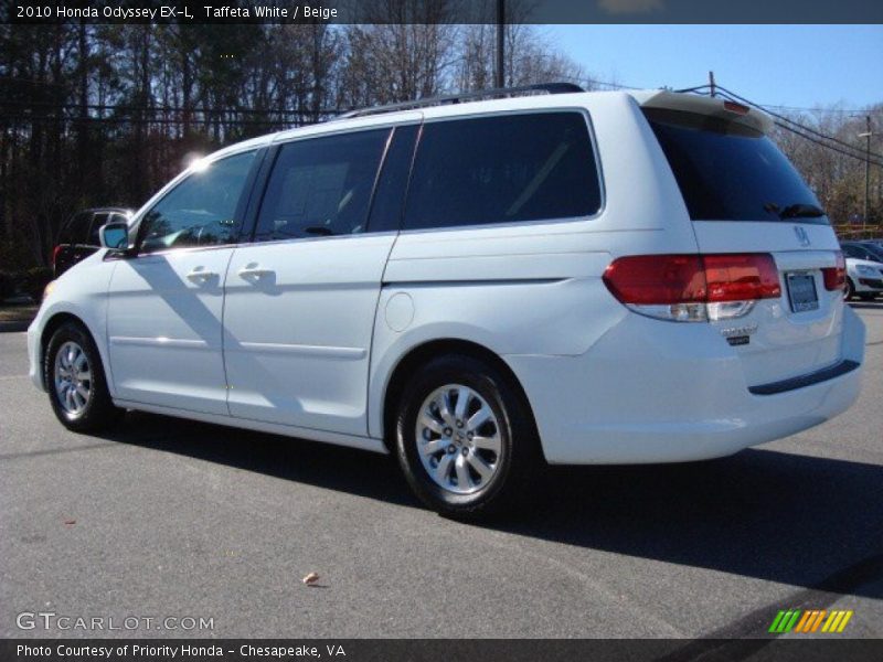 Taffeta White / Beige 2010 Honda Odyssey EX-L