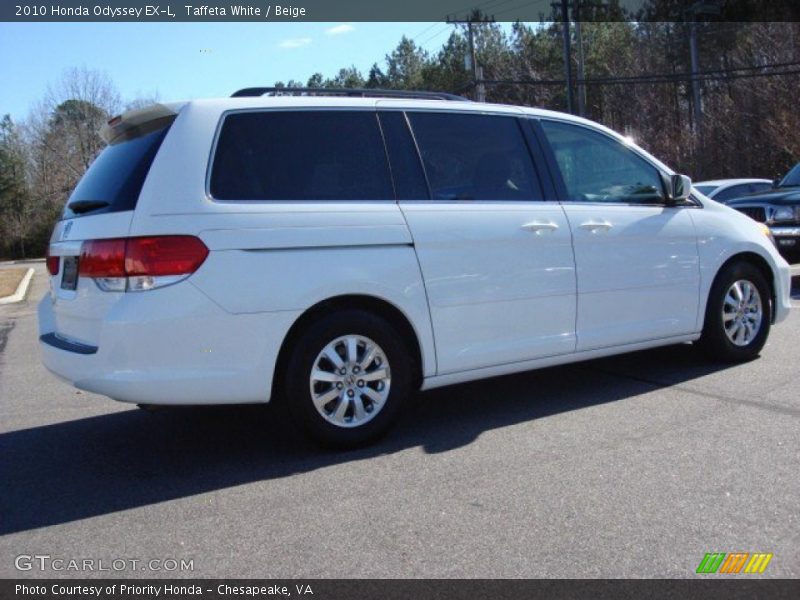 Taffeta White / Beige 2010 Honda Odyssey EX-L