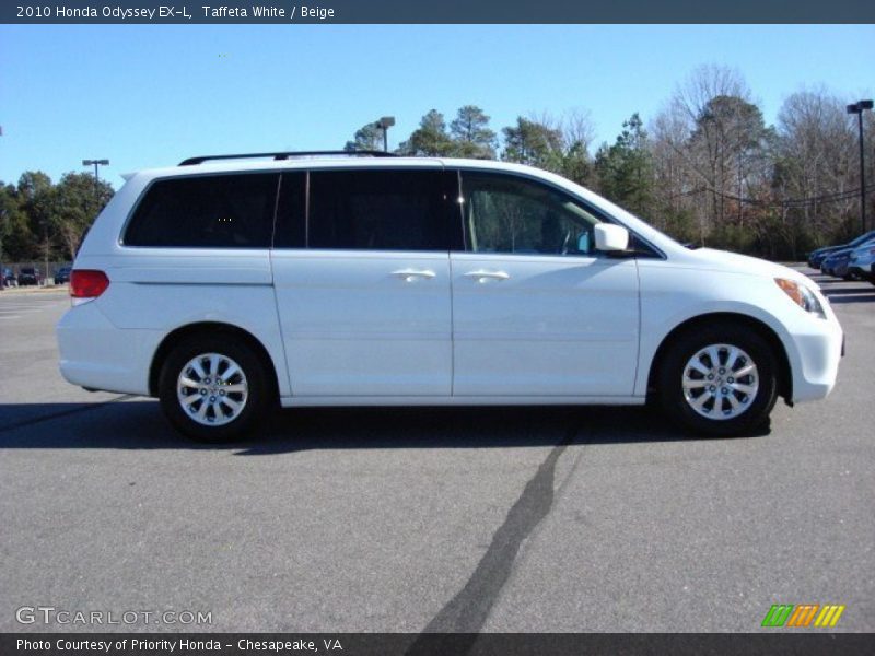 Taffeta White / Beige 2010 Honda Odyssey EX-L