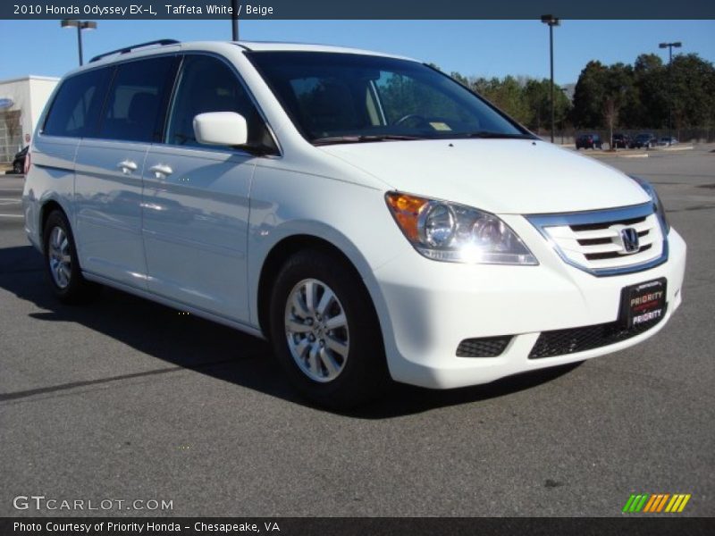 Taffeta White / Beige 2010 Honda Odyssey EX-L